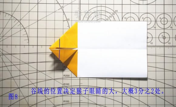 逼真的猴子折紙圖解 手工折紙小猴子的折法 -  itrip.net.cn