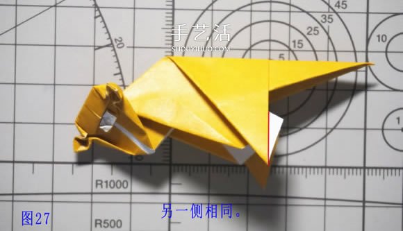 逼真的猴子折紙圖解 手工折紙小猴子的折法 -  itrip.net.cn