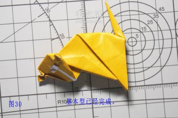 逼真的猴子折紙圖解 手工折紙小猴子的折法 -  itrip.net.cn