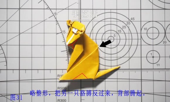 逼真的猴子折紙圖解 手工折紙小猴子的折法 -  itrip.net.cn
