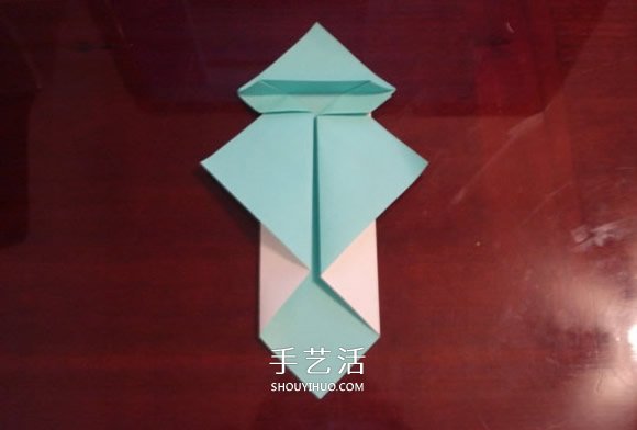 小狗的折法圖解教程 可愛(ài)小狗的折疊方法 -  itrip.net.cn
