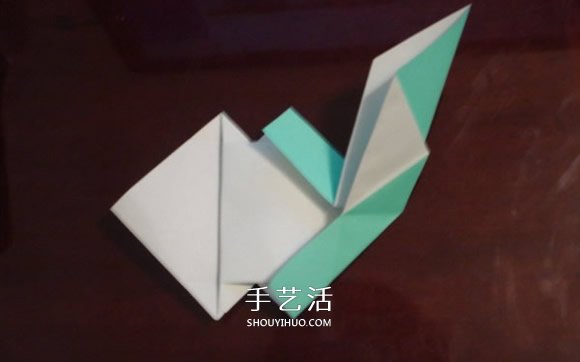 小狗的折法圖解教程 可愛(ài)小狗的折疊方法 -  itrip.net.cn