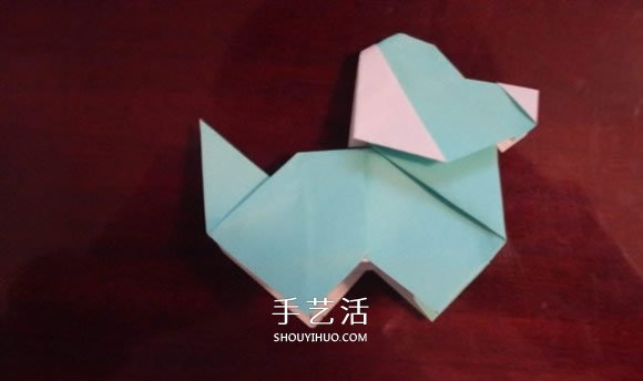 小狗的折法圖解教程 可愛(ài)小狗的折疊方法 -  itrip.net.cn