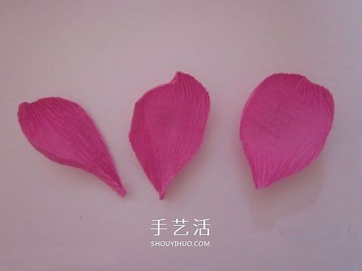 皺紋紙?zhí)枪ǖ淖龇?皺紋紙玫瑰花手工制作 -  itrip.net.cn