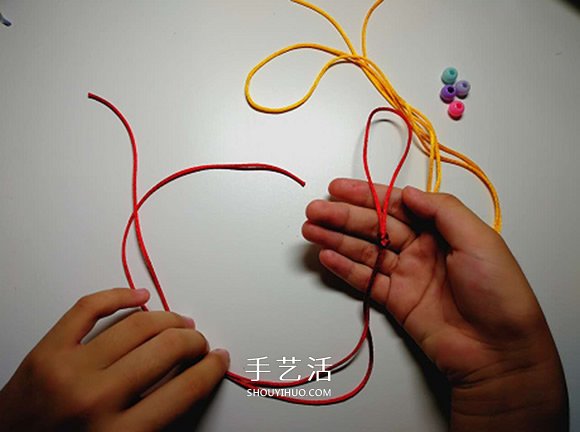手工平結(jié)編法圖解教程 怎么編平結(jié)的方法步驟 -  itrip.net.cn
