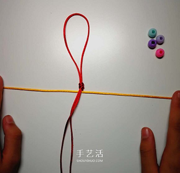 手工平結(jié)編法圖解教程 怎么編平結(jié)的方法步驟 -  itrip.net.cn