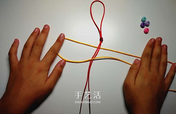 手工平結(jié)編法圖解教程 怎么編平結(jié)的方法步驟 -  itrip.net.cn