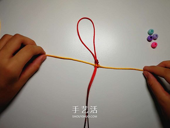 手工平結(jié)編法圖解教程 怎么編平結(jié)的方法步驟 -  itrip.net.cn