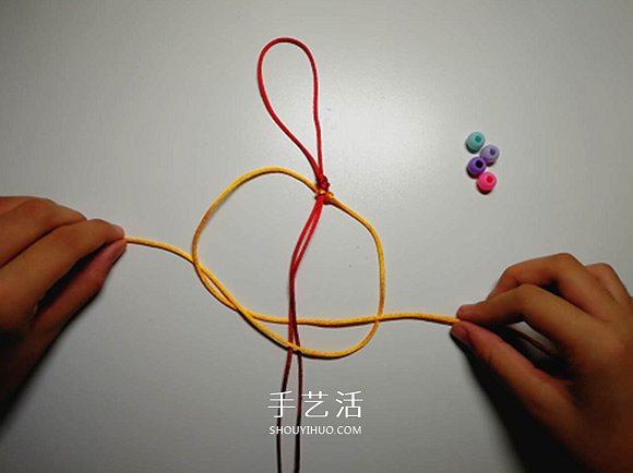 手工平結(jié)編法圖解教程 怎么編平結(jié)的方法步驟 -  itrip.net.cn