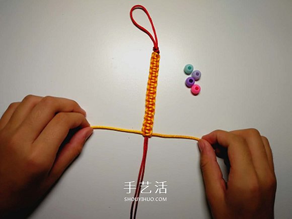 手工平結(jié)編法圖解教程 怎么編平結(jié)的方法步驟 -  itrip.net.cn