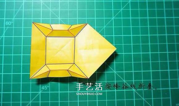 逼真山羊的折紙方法 手工折紙立體山羊圖解 -  itrip.net.cn