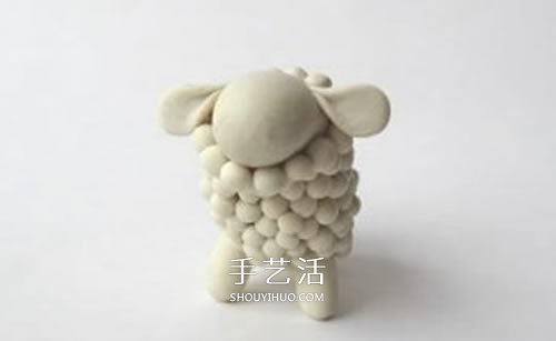 超輕粘土制作長(zhǎng)角小羊 有角綿羊粘土DIY圖解 -  itrip.net.cn