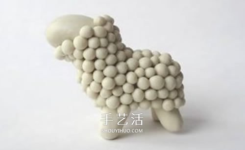 超輕粘土制作長(zhǎng)角小羊 有角綿羊粘土DIY圖解 -  itrip.net.cn