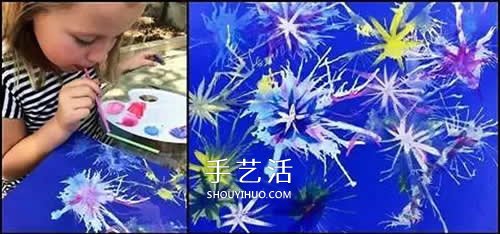 國(guó)慶節(jié)煙花手工制作 幼兒DIY絢麗煙花夜景 -  itrip.net.cn