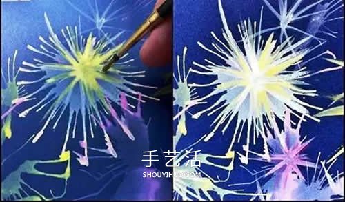 國(guó)慶節(jié)煙花手工制作 幼兒DIY絢麗煙花夜景 -  itrip.net.cn