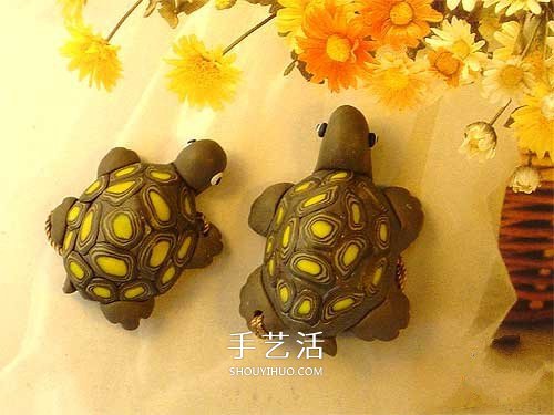 超輕粘土制作小烏龜 逼真的粘土烏龜DIY圖解 -  itrip.net.cn