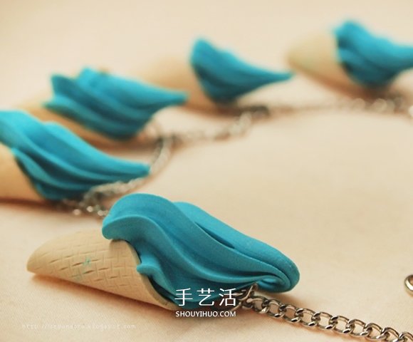 超輕粘土DIY冰激凌飾品 可愛粘土冰激凌制作 -  itrip.net.cn
