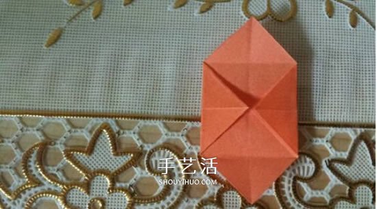 八角形紙盒的折法圖解 手工折紙彩虹盒子步驟 -  itrip.net.cn