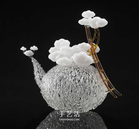 Eunsuh Choi優(yōu)雅玻璃雕塑 宛如冬日霜凍的枝枒 -  itrip.net.cn