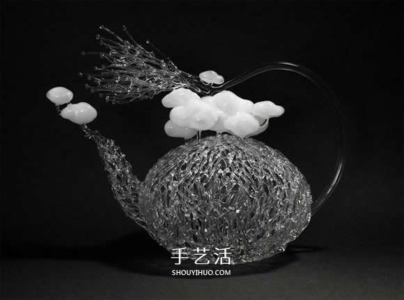 Eunsuh Choi優(yōu)雅玻璃雕塑 宛如冬日霜凍的枝枒 -  itrip.net.cn