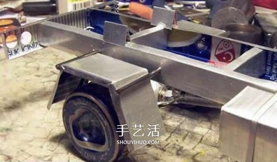 易拉罐做汽車步驟圖解 易拉罐卡車DIY教程 -  itrip.net.cn
