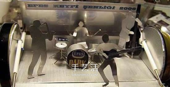 易拉罐做汽車步驟圖解 易拉罐卡車DIY教程 -  itrip.net.cn