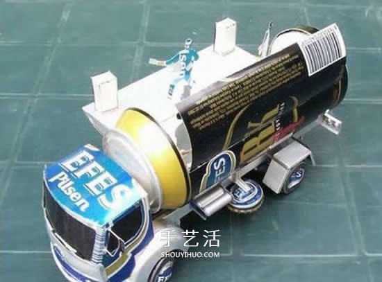 易拉罐做汽車步驟圖解 易拉罐卡車DIY教程 -  itrip.net.cn