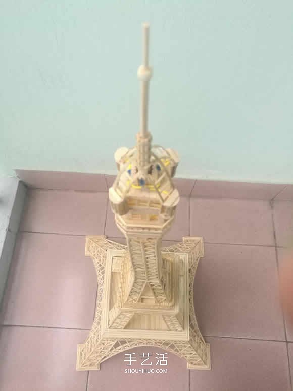 竹簽手工制作埃菲爾鐵塔模型的詳細(xì)圖解教程 -  itrip.net.cn