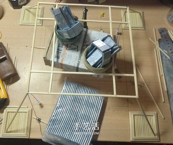 竹簽手工制作埃菲爾鐵塔模型的詳細(xì)圖解教程 -  itrip.net.cn