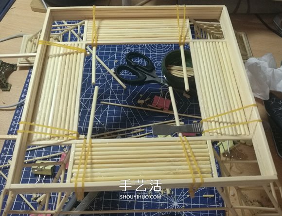 竹簽手工制作埃菲爾鐵塔模型的詳細(xì)圖解教程 -  itrip.net.cn