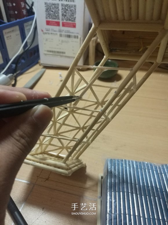 竹簽手工制作埃菲爾鐵塔模型的詳細(xì)圖解教程 -  itrip.net.cn