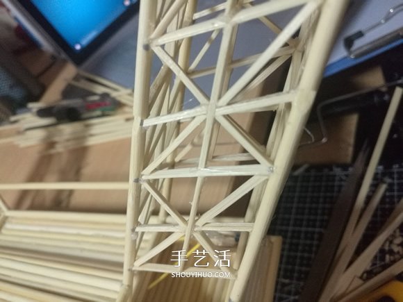 竹簽手工制作埃菲爾鐵塔模型的詳細(xì)圖解教程 -  itrip.net.cn