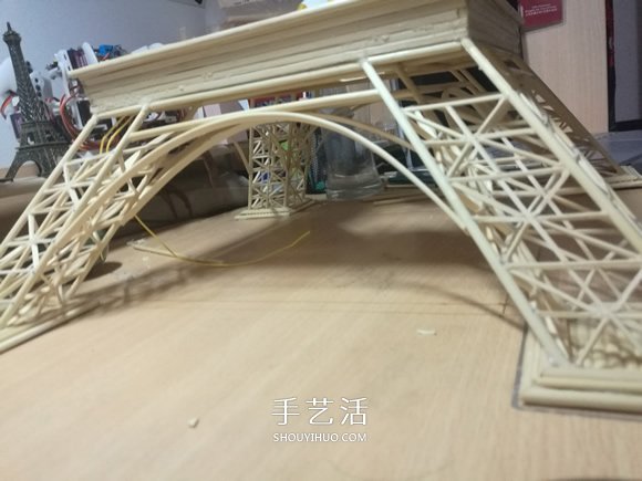 竹簽手工制作埃菲爾鐵塔模型的詳細(xì)圖解教程 -  itrip.net.cn