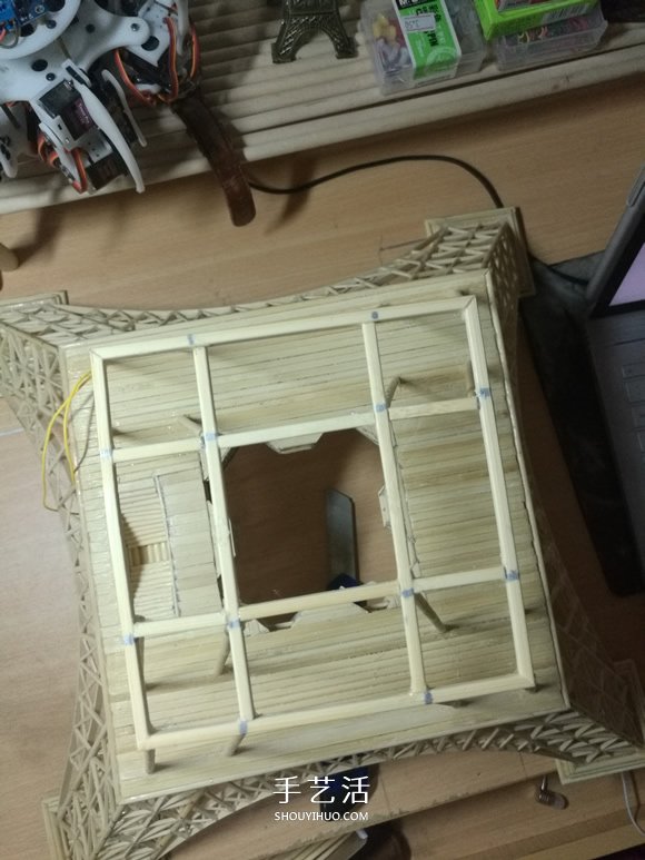 竹簽手工制作埃菲爾鐵塔模型的詳細(xì)圖解教程 -  itrip.net.cn