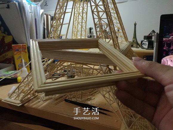 竹簽手工制作埃菲爾鐵塔模型的詳細(xì)圖解教程 -  itrip.net.cn