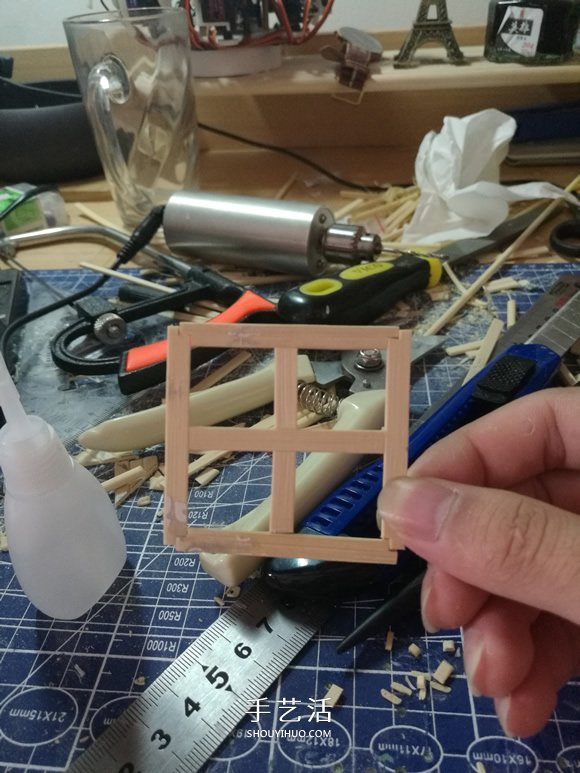 竹簽手工制作埃菲爾鐵塔模型的詳細(xì)圖解教程 -  itrip.net.cn