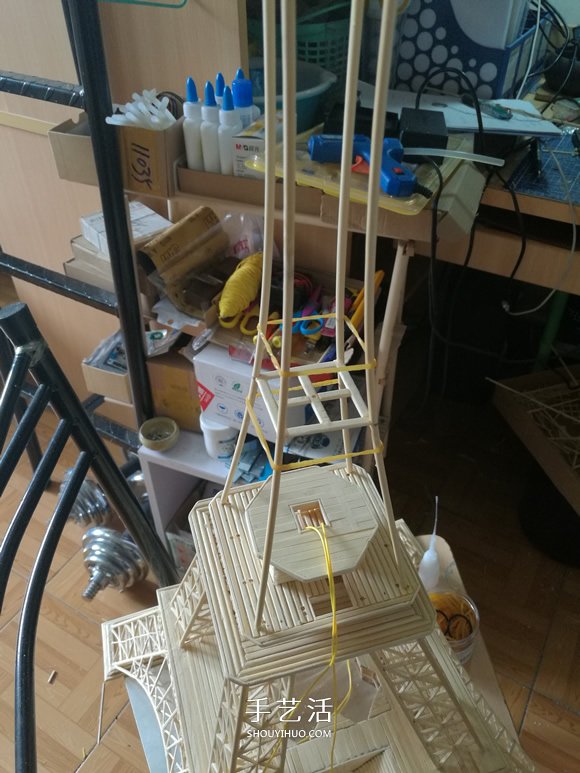竹簽手工制作埃菲爾鐵塔模型的詳細(xì)圖解教程 -  itrip.net.cn