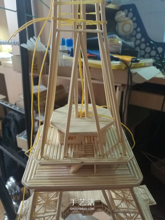 竹簽手工制作埃菲爾鐵塔模型的詳細(xì)圖解教程 -  itrip.net.cn