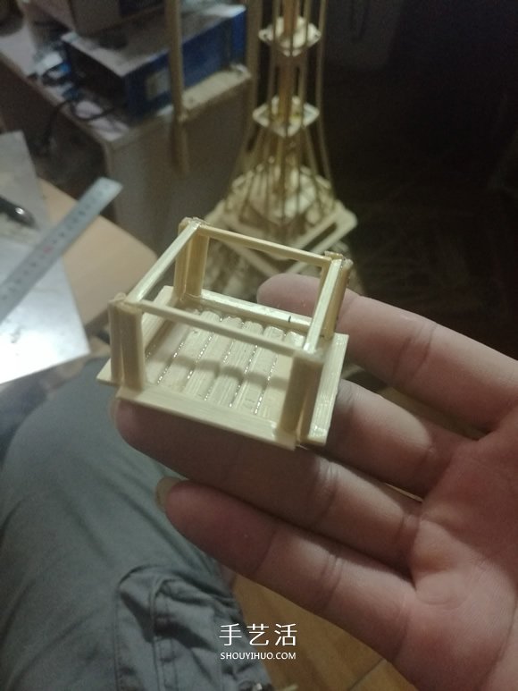 竹簽手工制作埃菲爾鐵塔模型的詳細(xì)圖解教程 -  itrip.net.cn
