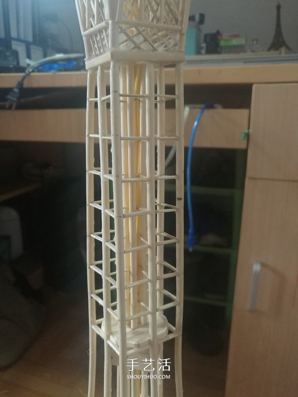 竹簽手工制作埃菲爾鐵塔模型的詳細(xì)圖解教程 -  itrip.net.cn