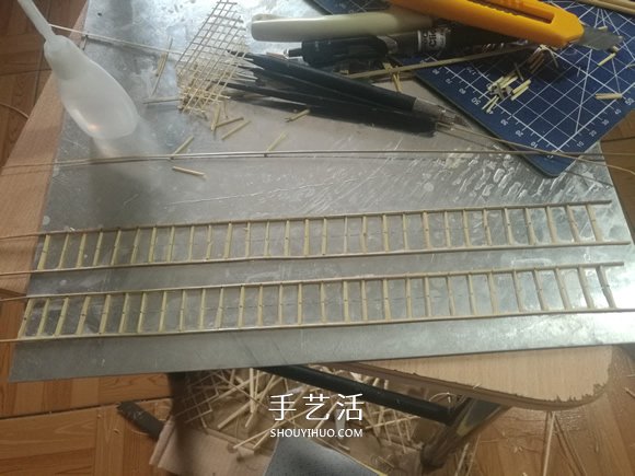 竹簽手工制作埃菲爾鐵塔模型的詳細(xì)圖解教程 -  itrip.net.cn