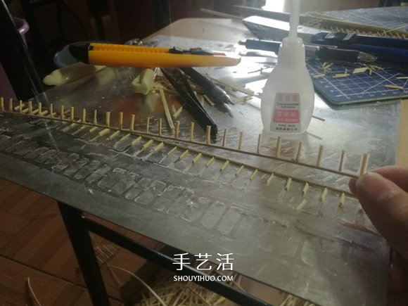 竹簽手工制作埃菲爾鐵塔模型的詳細(xì)圖解教程 -  itrip.net.cn