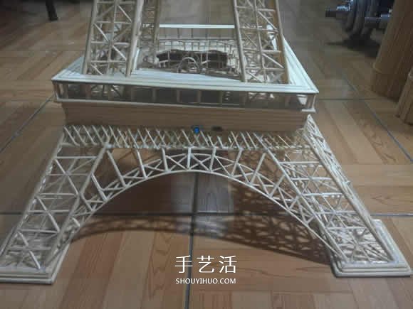竹簽手工制作埃菲爾鐵塔模型的詳細(xì)圖解教程 -  itrip.net.cn