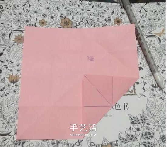 愛心相框怎么折圖解 帶心形四方相框的折法 -  itrip.net.cn