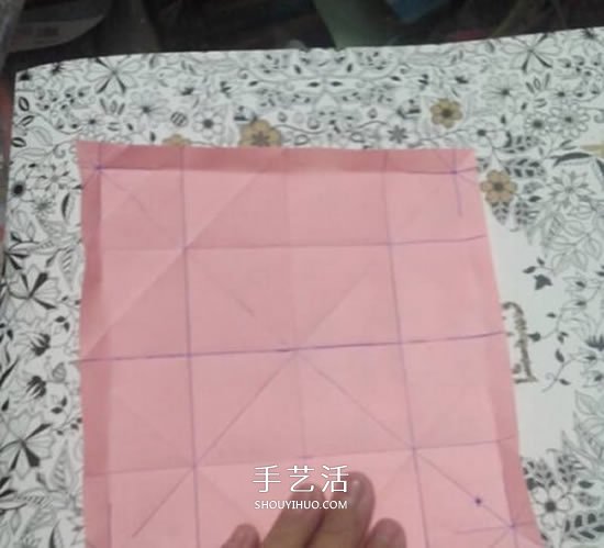 愛心相框怎么折圖解 帶心形四方相框的折法 -  itrip.net.cn