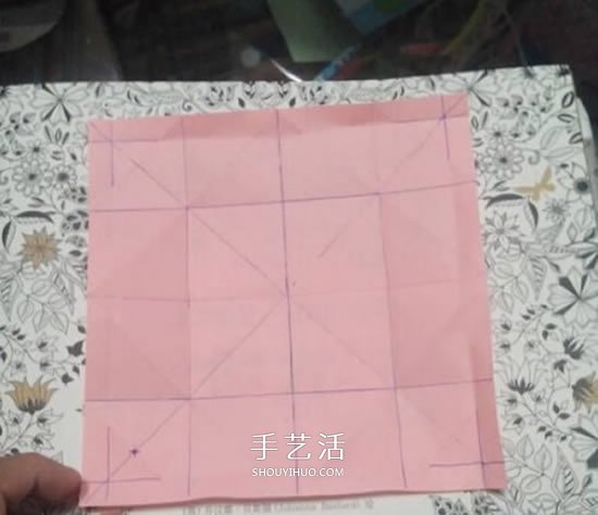 愛心相框怎么折圖解 帶心形四方相框的折法 -  itrip.net.cn