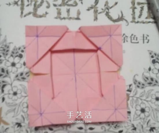 愛心相框怎么折圖解 帶心形四方相框的折法 -  itrip.net.cn