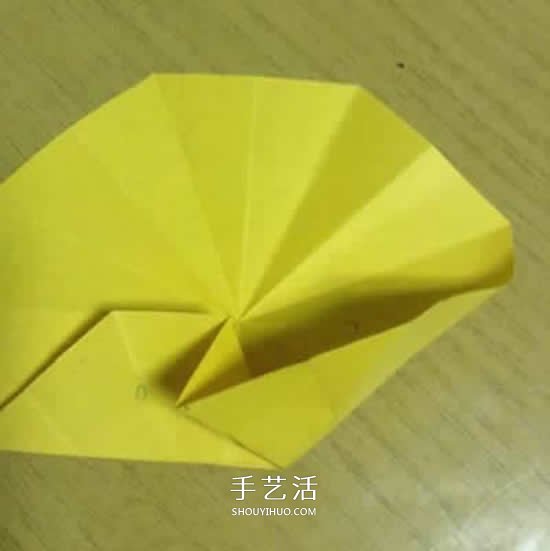 向日葵折紙步驟圖解 詳細(xì)折紙向日葵的方法 -  itrip.net.cn