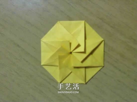 向日葵折紙步驟圖解 詳細(xì)折紙向日葵的方法 -  itrip.net.cn