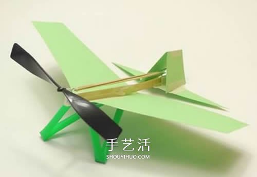 螺旋槳飛機(jī)模型DIY 橡皮筋動力飛機(jī)制作方法 -  itrip.net.cn